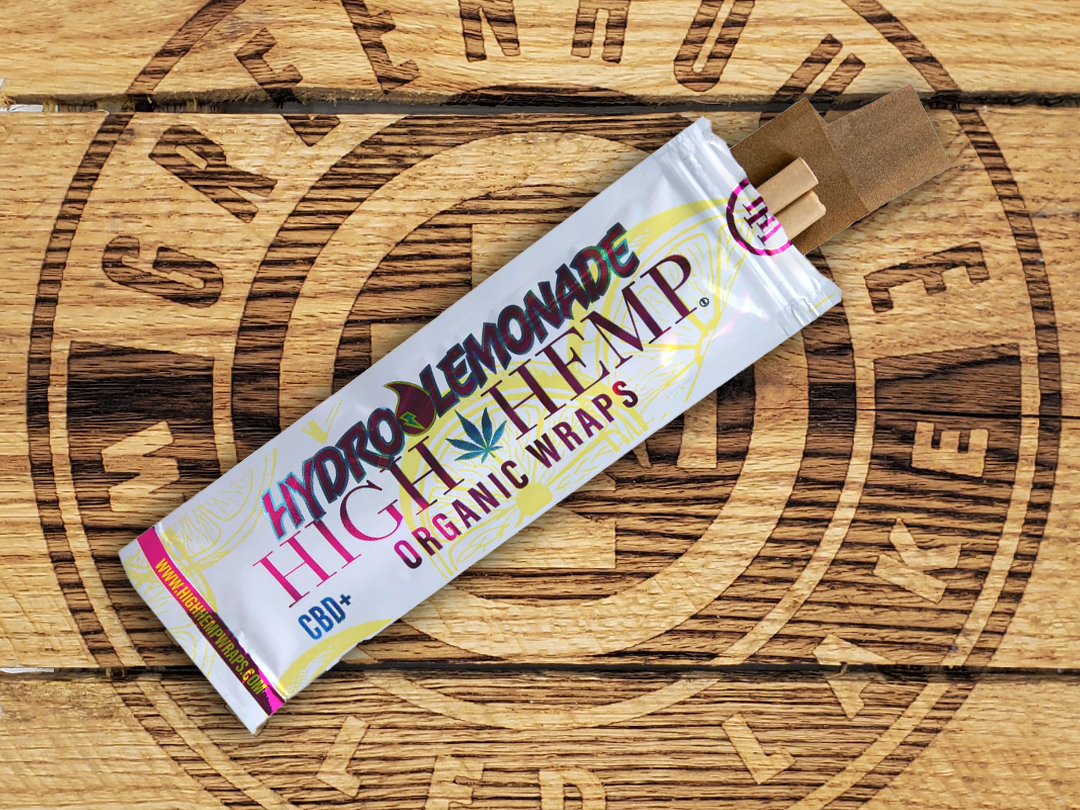 Photograph of product: High Hemp | Lemonade Wraps | 2PK