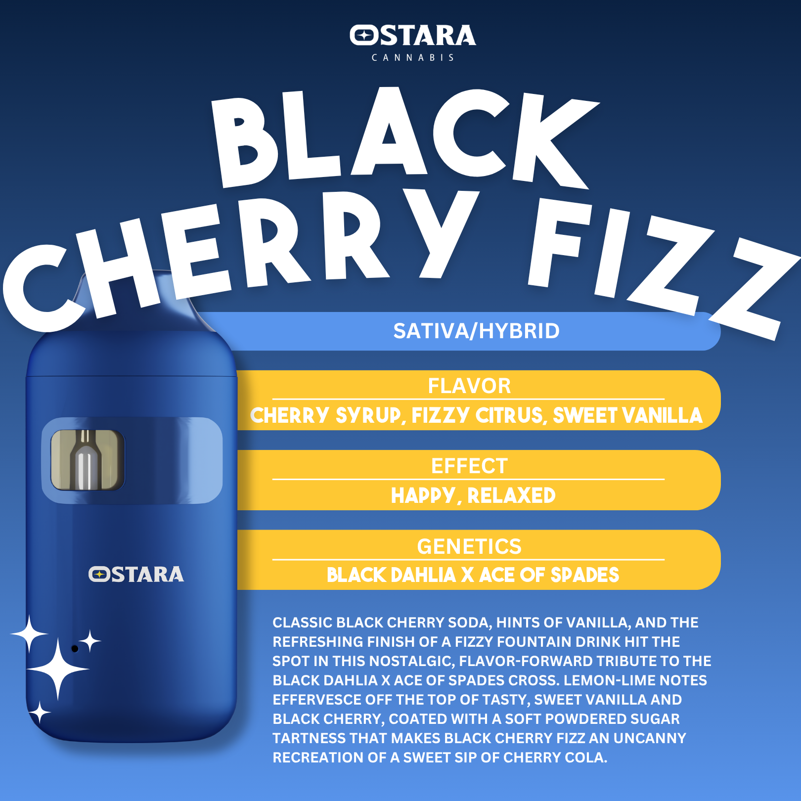 Photograph of product: Black Cherry Fizz - AIO - 1g