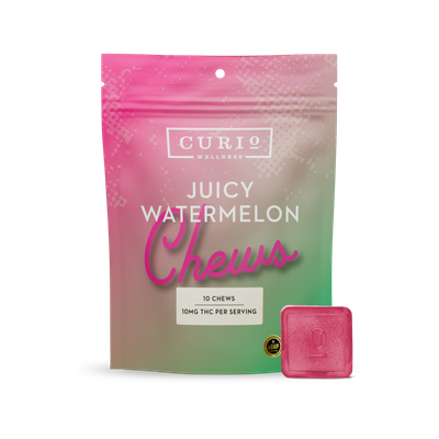 Photograph of product: Curio Wellness - Gummies Juicy Watermelon - 100mg