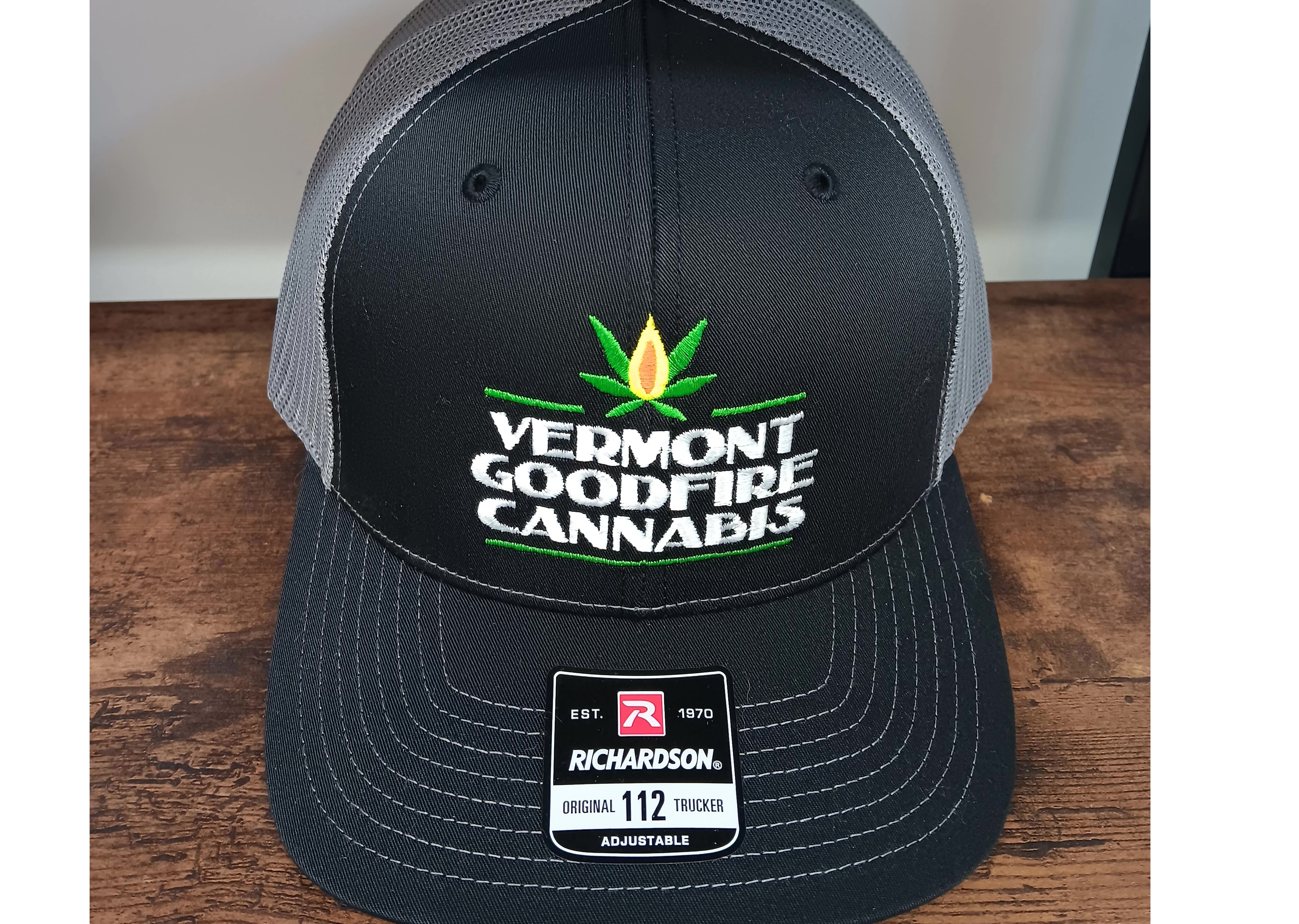 Photograph of product: Snapback Trucker Cap (Charcoal/Black) - VT Goodfire Oui'd