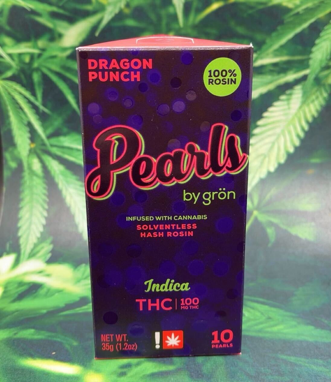 Photograph of product: au chocolat Rosin Gummies | Dragon Punch Pearls | 10x 10mg