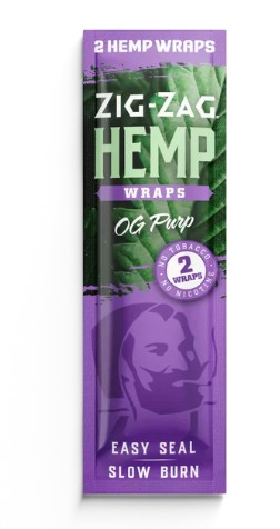 Photograph of product: ZIG ZAG OG PERP HEMP WRAPS | 2CT
