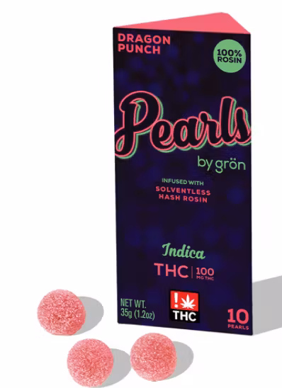 Photograph of product: Dragon Punch: Rosin; Pearl Gummy - 10 Pack