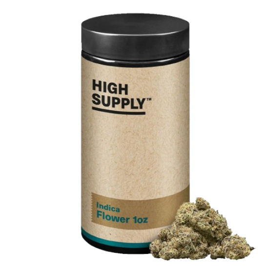 Photograph of product: High Supply | Rainbow De Uva Pre-Pack Flower - 28g
