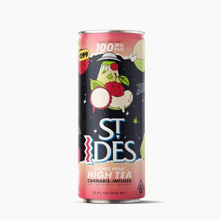 Photograph of product: PEAR LYCHEE TEA - 100MG - HYBRID - ST. IDES