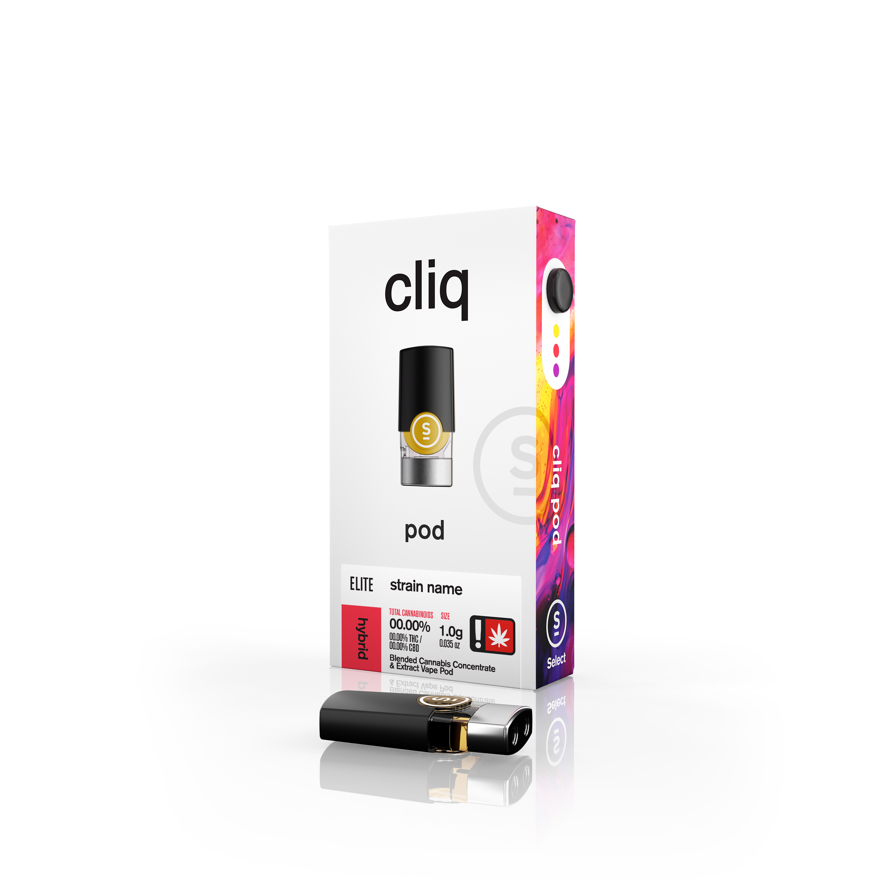 Photograph of product: Papaya Cake - Cliq 1G Blended Hybrid