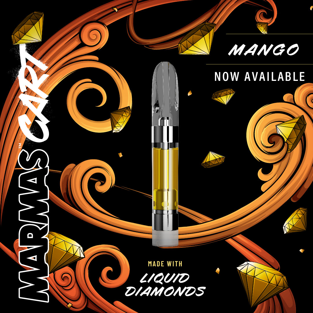 Photograph of product: Marmas Bar Cart | Mango | Liquid Diamonds | 1g