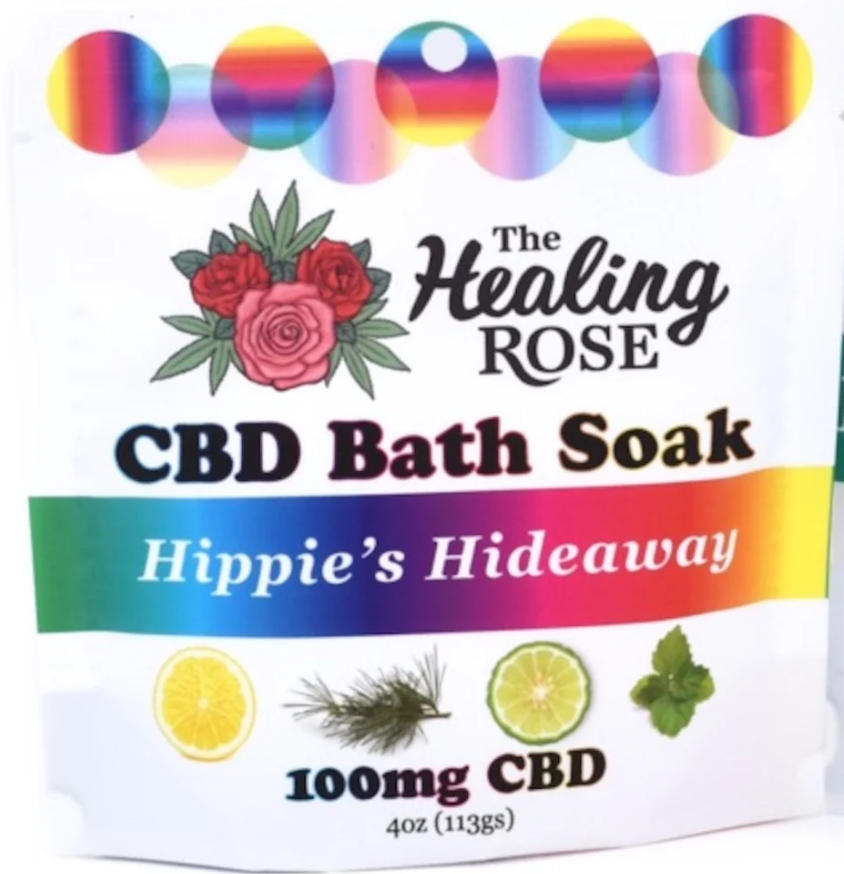 Photograph of product: Healing Rose - Bath Soak - Lavender - 1:1 CBD:CBN - 100MG (TAX INCLUDED)