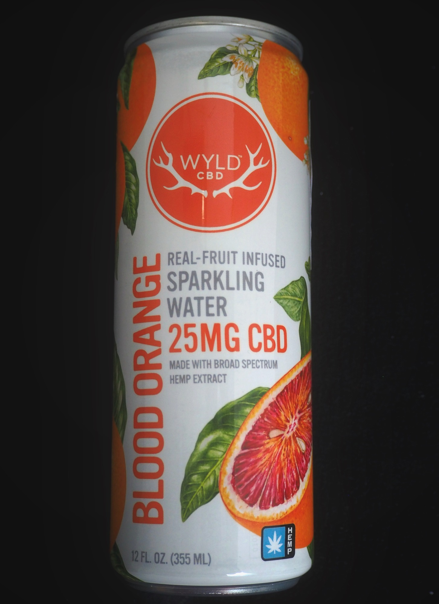 Photograph of product: Blood Orange CBD Sparkling Water - Wyld