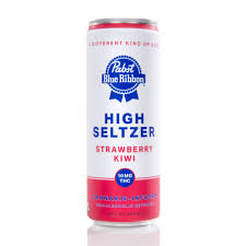 Photograph of product: Pabst High Seltzer 10mg Strawberry Kiwi