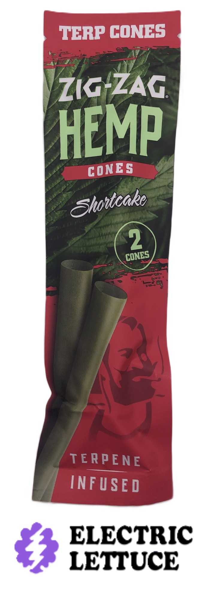 Photograph of product: Zig-Zag "Shortcake" Terp Cones 2pk