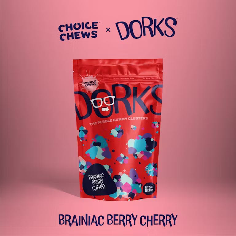 Photograph of product: Brainiac Berry Cherry (I) 100mg Dorks