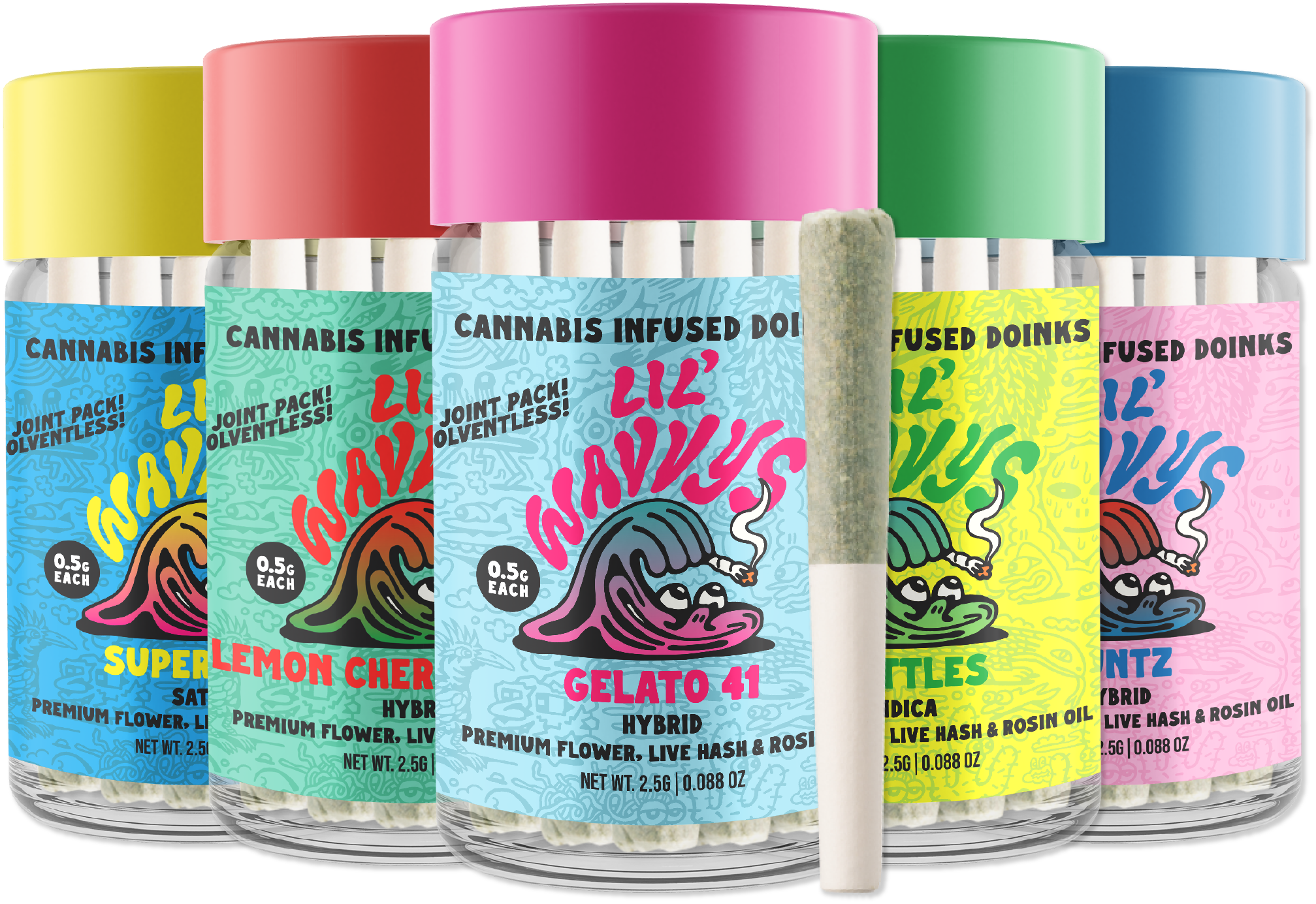 Photograph of product: Lil Wavvys LCG (5 Pack)