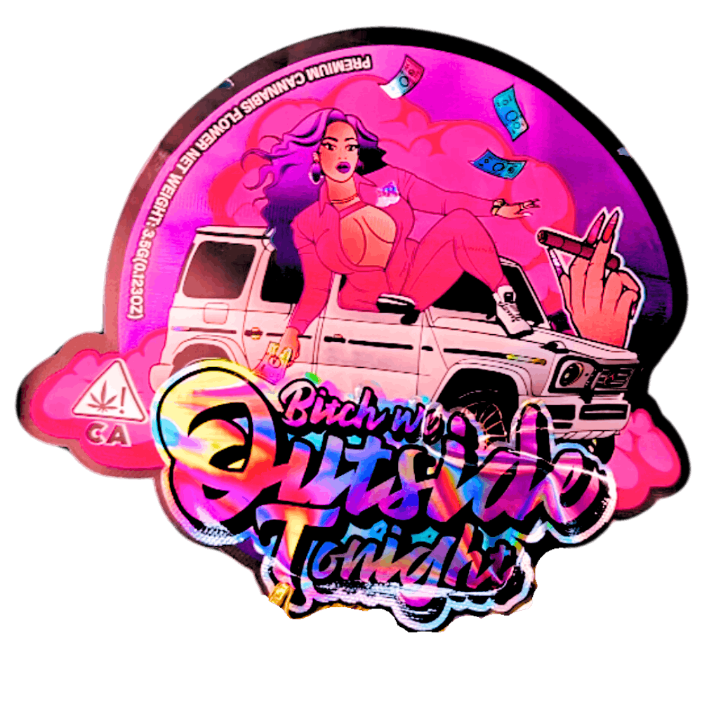 Photograph of product: Baddie Baddie - Bitch We Outside Tonight - Natalie Nunn - Indoor - 3.5g