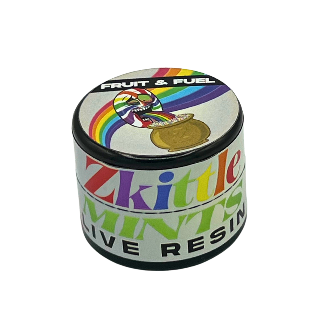 Photograph of product: Fruit & Fuel - Live Resin Baller Jar - Zkittlez Mintz (3.5g)