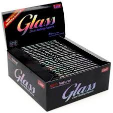 Photograph of product: GLASS Clear Cellulose King Size Papers