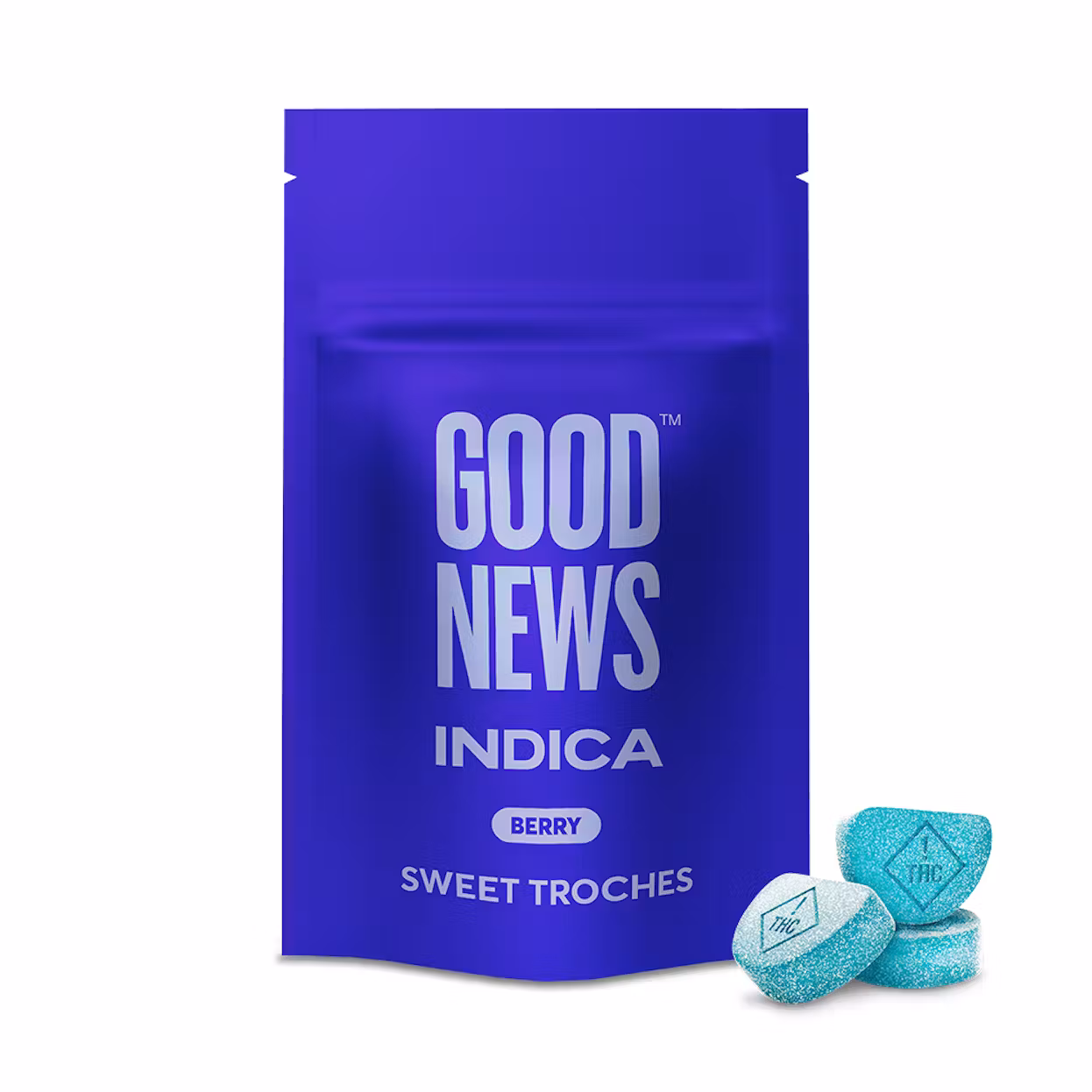 Photograph of product: Berry | High Dose 50mg Troches | 10pk