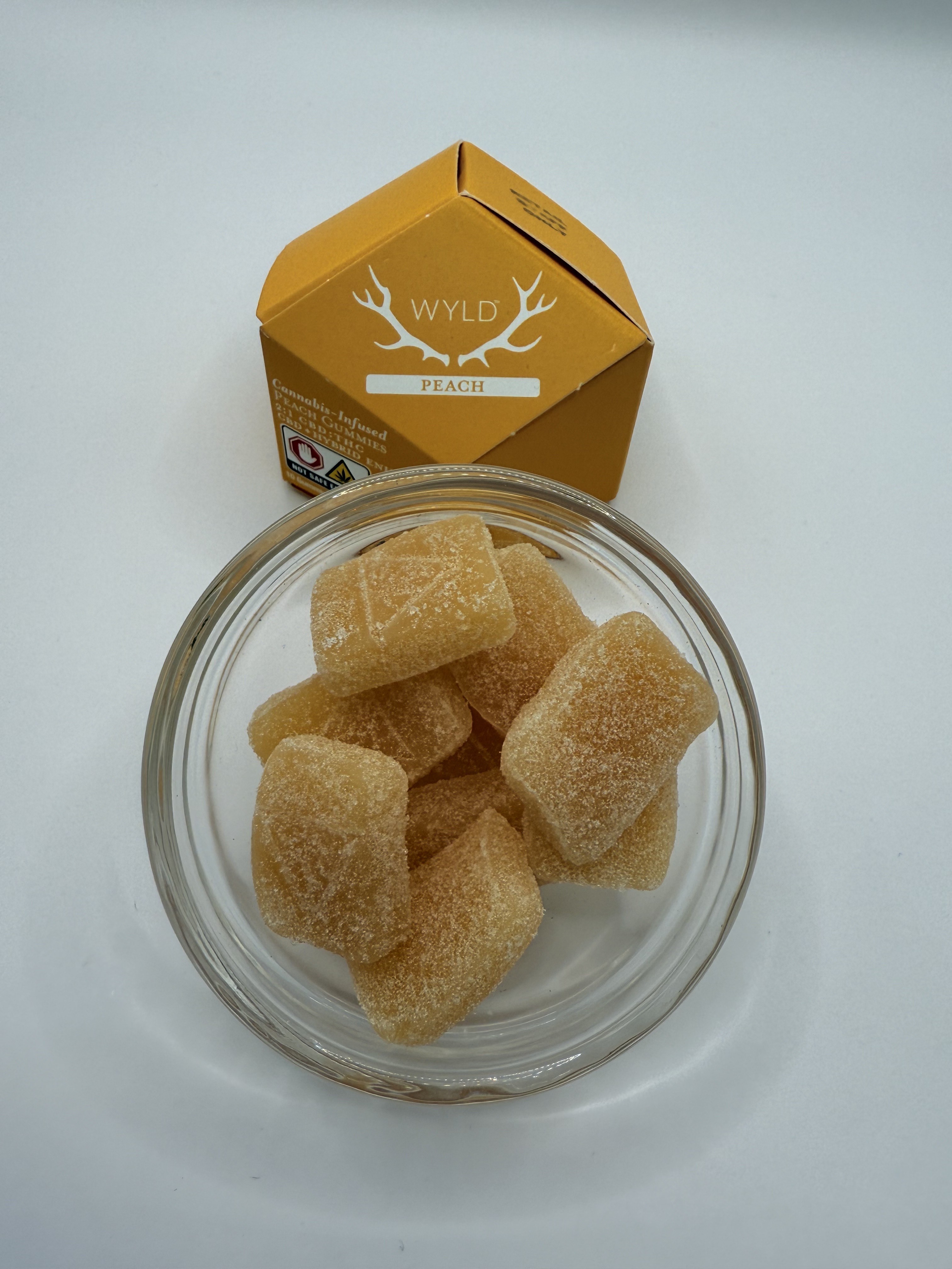 Photograph of product: Peach | Gummies 2:1 CBD:TH-oui | 50mg | 1-Pack