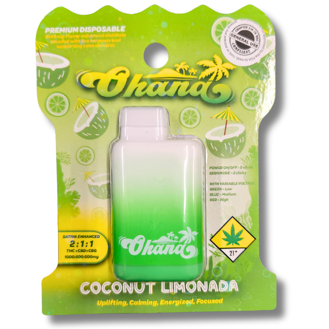 Photograph of product: 2:1:1 Coconut Limonada Disposable (Ohana)