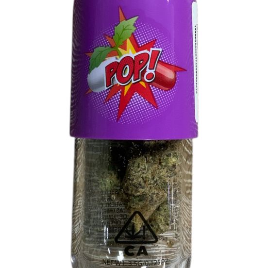 Photograph of product: Pills Over Plants - Purple Pop Rox - 3.5g Flower - 