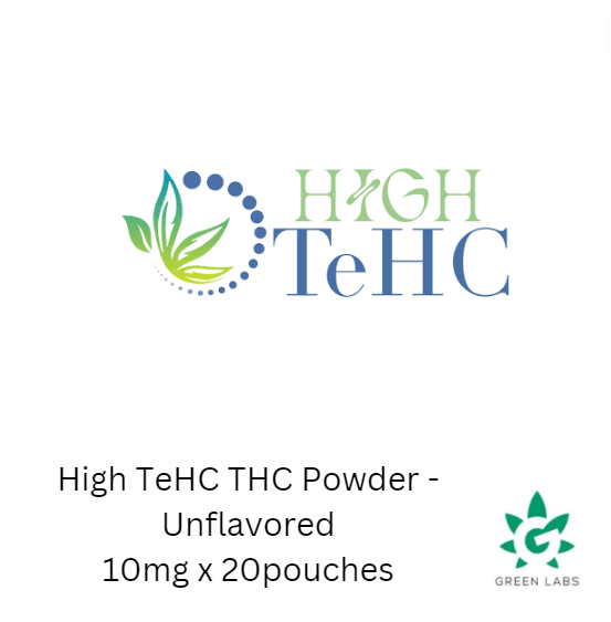 Photograph of product: (REC) High TeCH 200mg (20 x10mg packs) TH-oui Powder - Unflavored