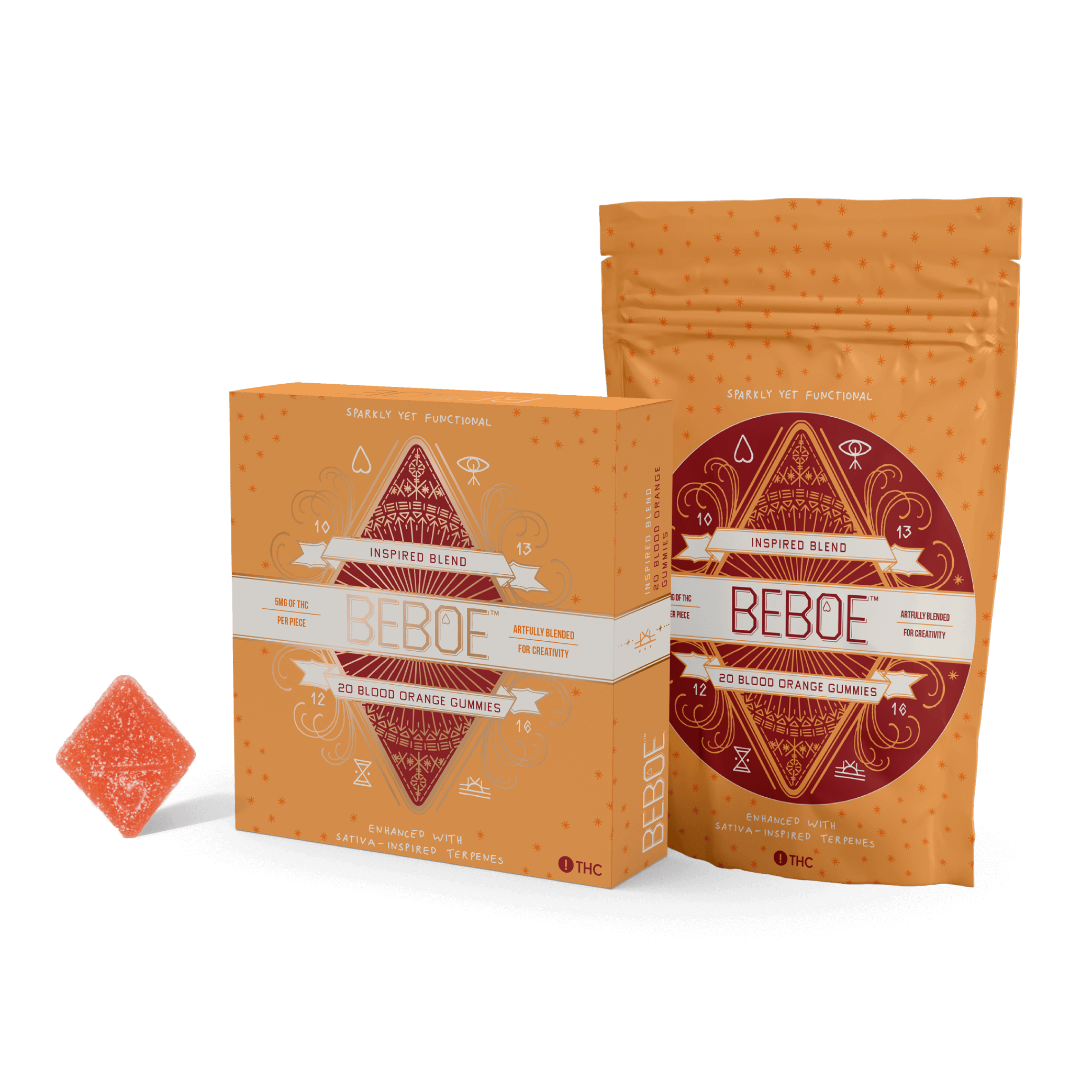 Photograph of product: Beboe | Inspired Blood Orange | Edibles | Gummies