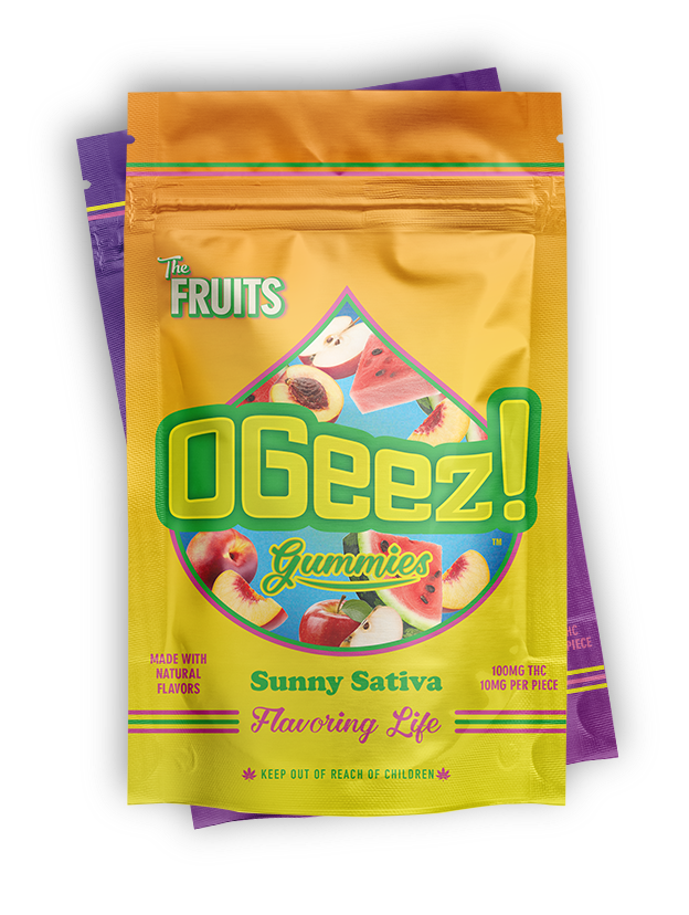 Photograph of product: The Fruits Sunny Oui'd | 10pk/100mg