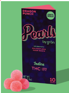 Photograph of product: au chocolat Rosin Gummies | Dragon Punch | 10 x 10mg