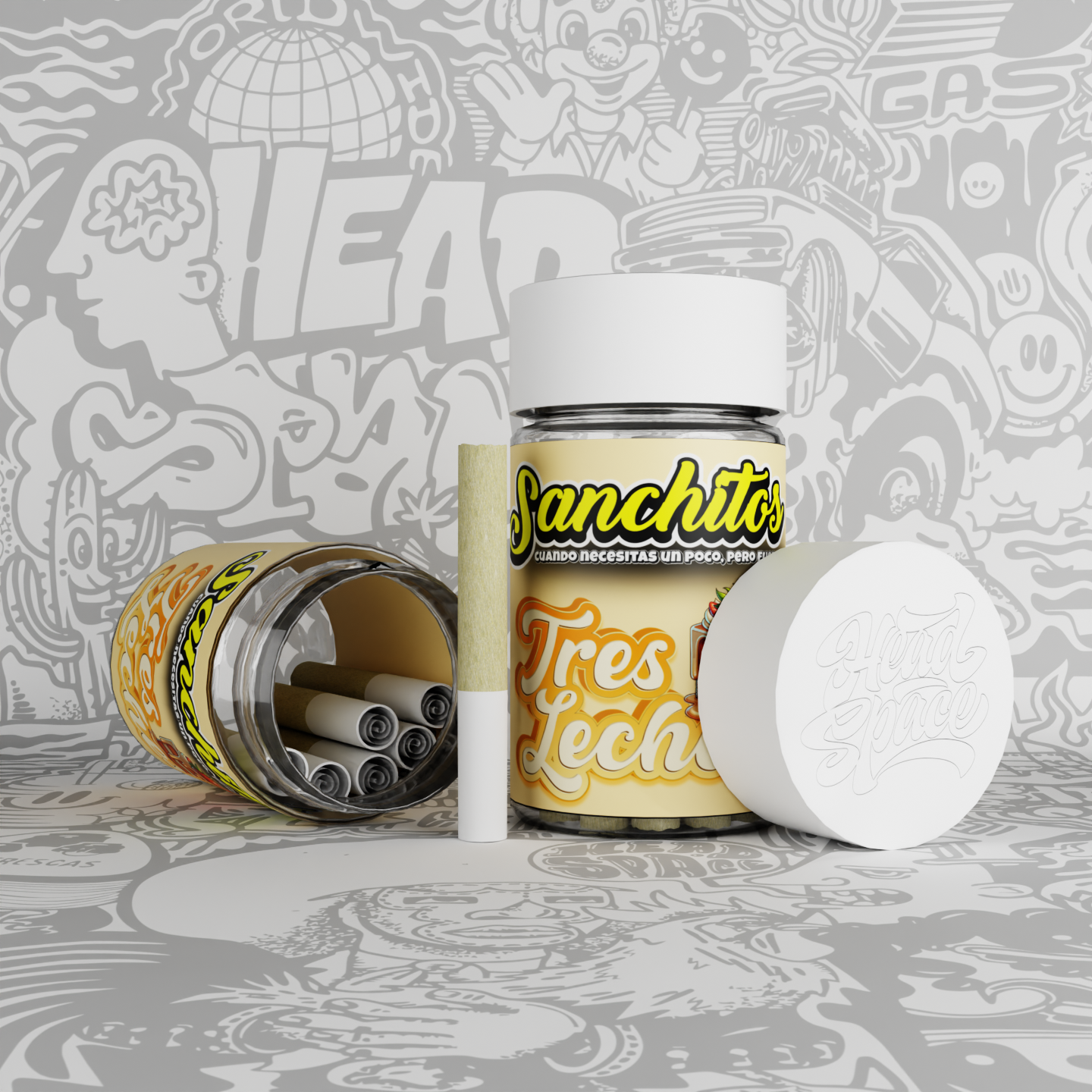 Photograph of product: Head Space - Tres Leches - Sanchitos Infused Preroll 7-pack