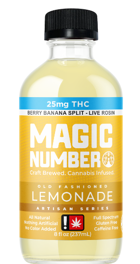 Photograph of product: Magic Number | Still | 25mg | Lemonade