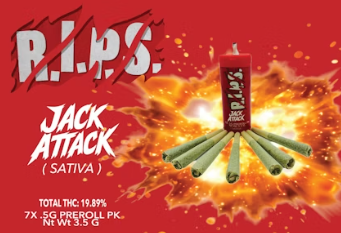Photograph of product: RIPS | 7pk PreRolls | Jack Attack
