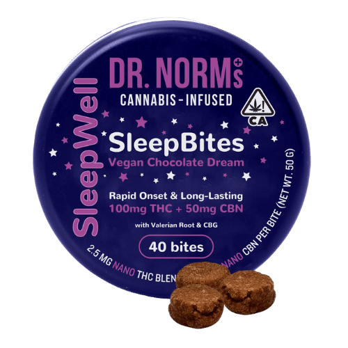 Photograph of product: BROWNIE SLEEP BITES | 100MG