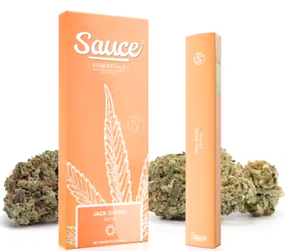 Photograph of product: Essentials Strawberry Cough Live Resin Disposable Vape