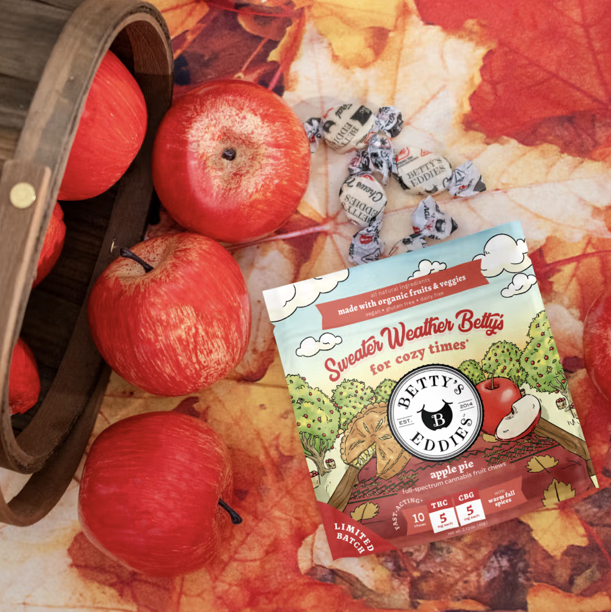 Photograph of product: Apple Pie - Fast-Acting | 5mg TH-oui/5mg CBG