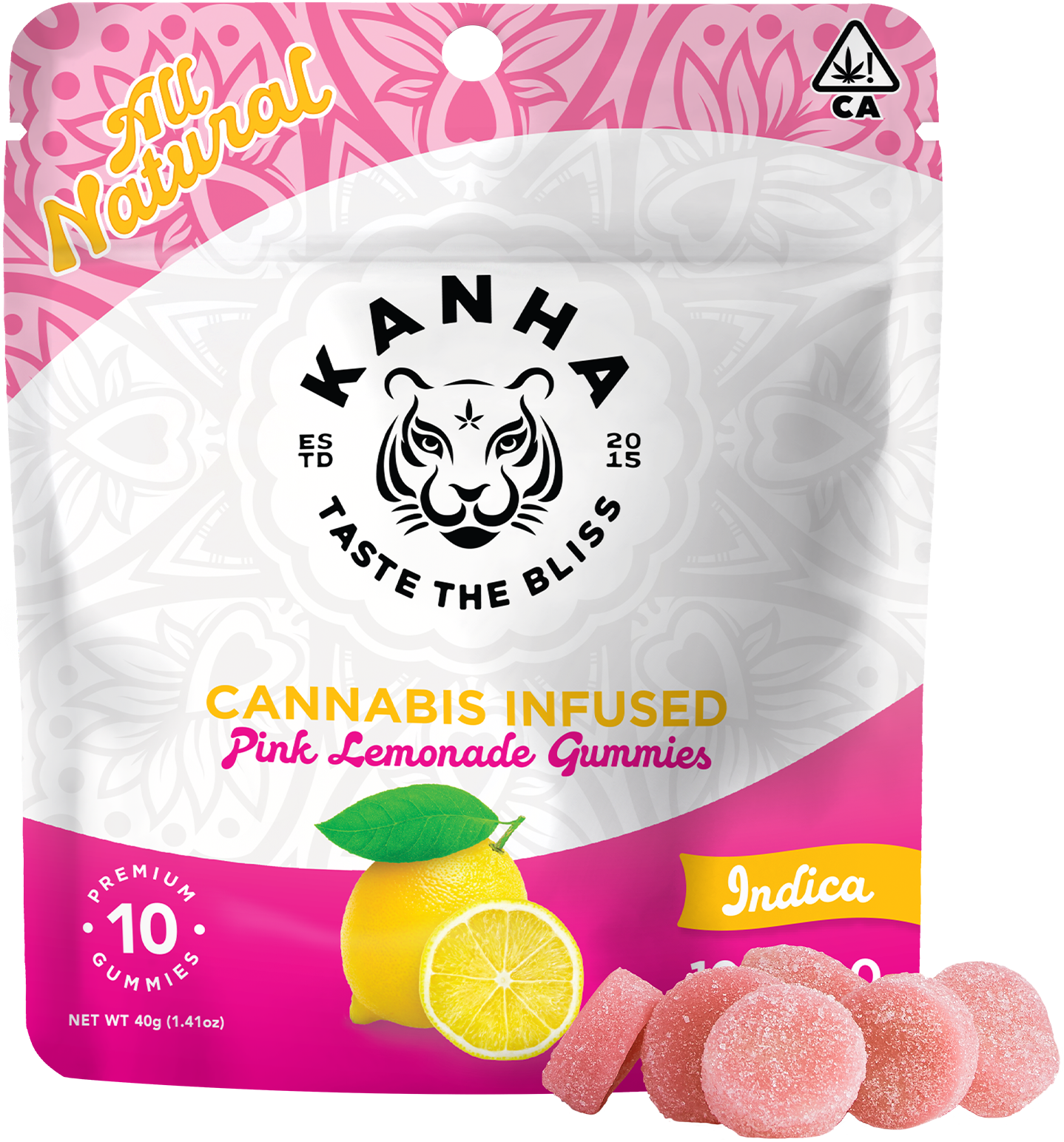 Photograph of product: Pink Lemonade Gummies 10-pack