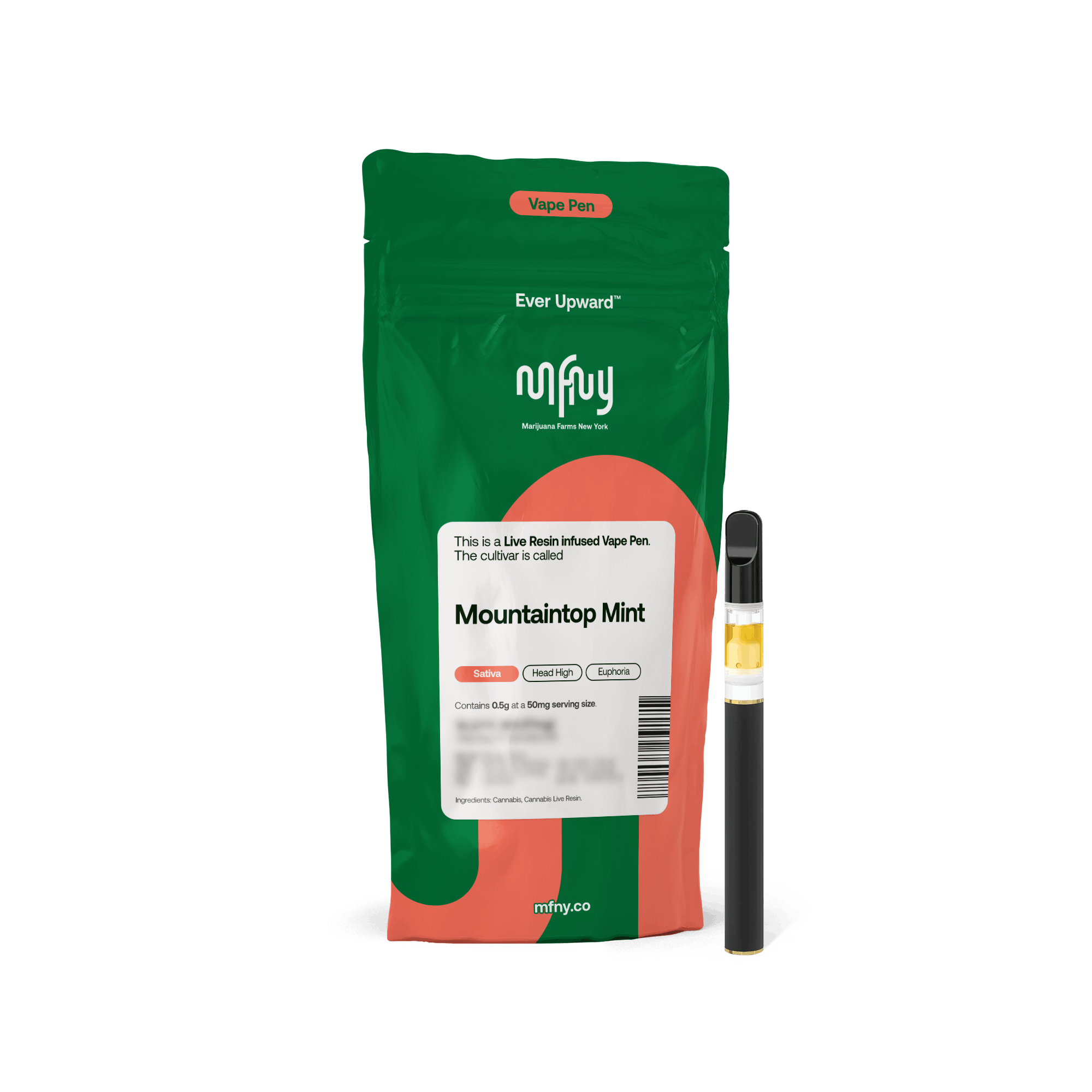 Photograph of product: MFNY | Blueberry 2.0 | .5g Live Resin Cartridge
