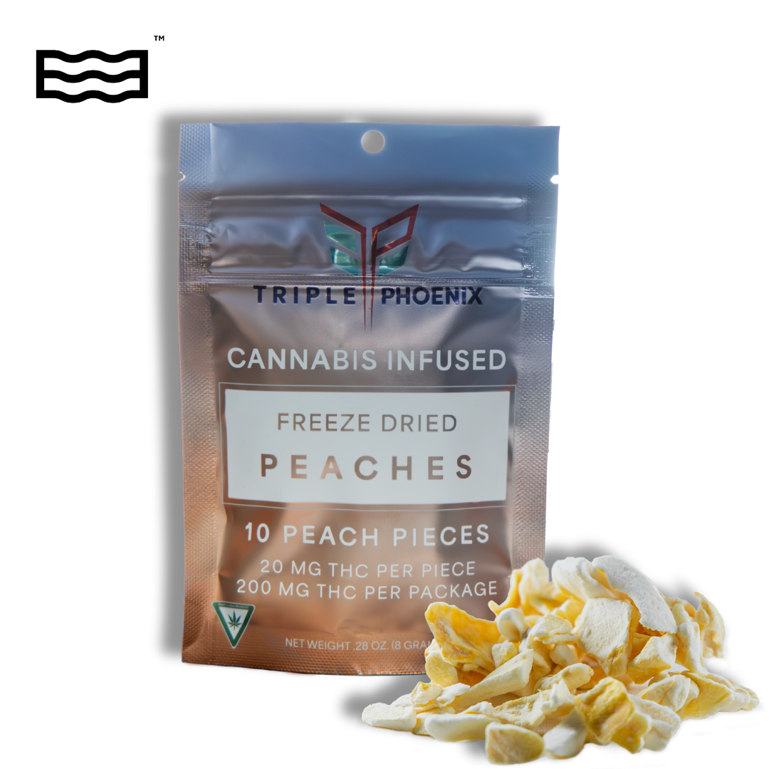 Photograph of product: Triple Phoenix Freeze Dried Peaches 200mg