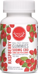 Photograph of product: Wyld CBD | 25mg | Raspberry Gummies