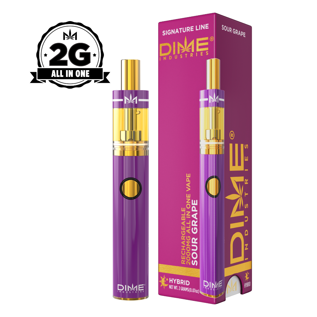 Photograph of product: Dime Distillate AIO | Sour Grape