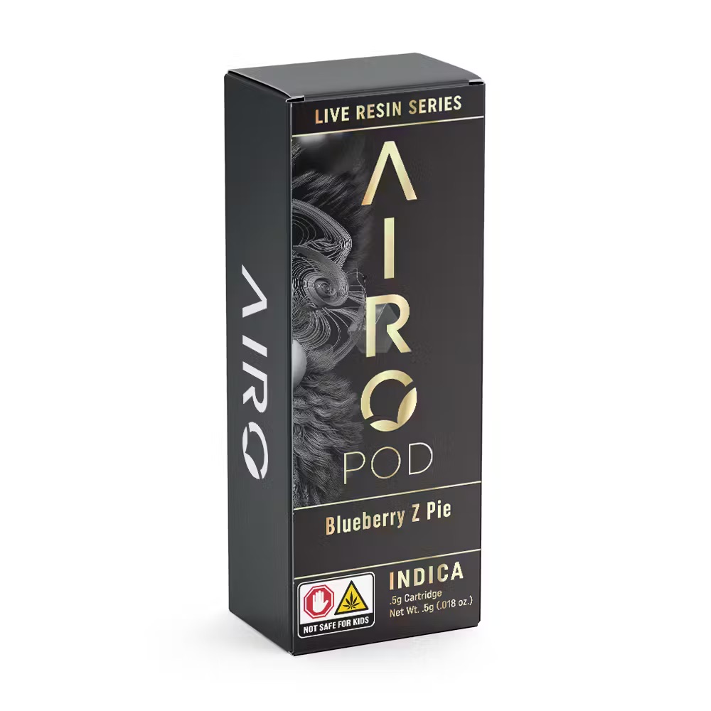 Photograph of product: Airo | Live Resin Pod | Blueberry Z Pie | .5g