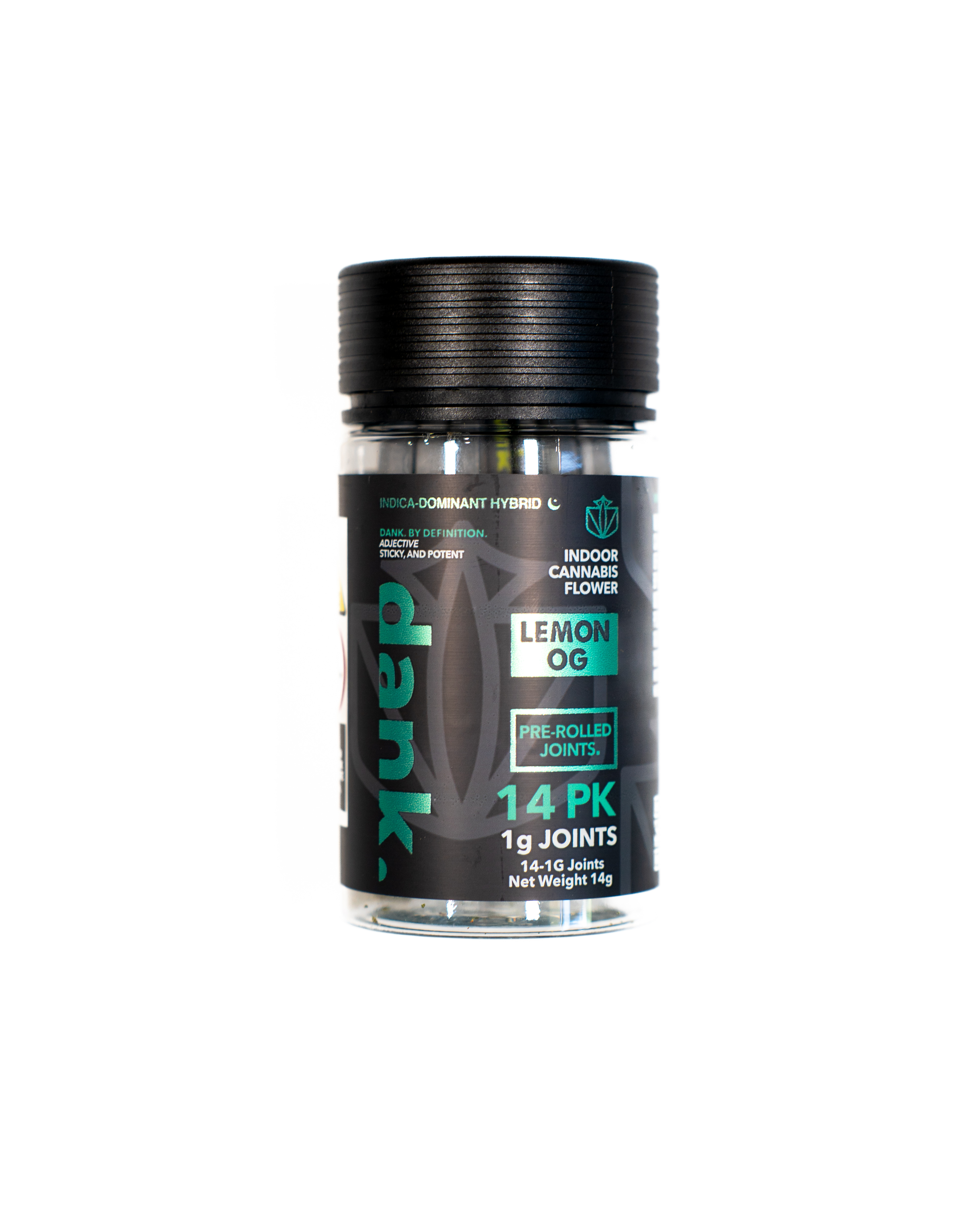 Photograph of product: Dank | Pre roll 14 pack | Lemon OG