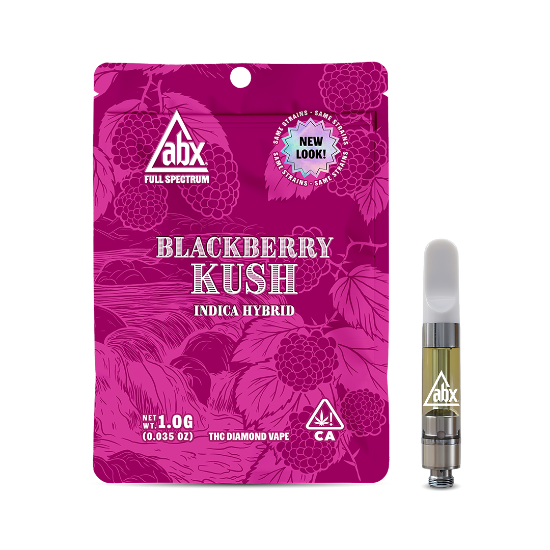 Photograph of product: ABX - 1g High Potency Cartridge - Blackberry Kush
