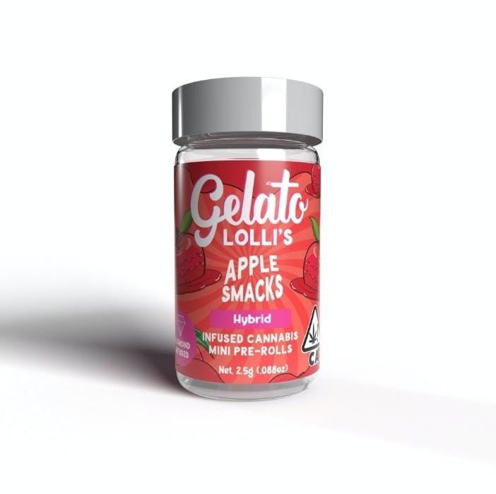 Photograph of product: Apple Smacks .6G Lolli 5-pk (3g)