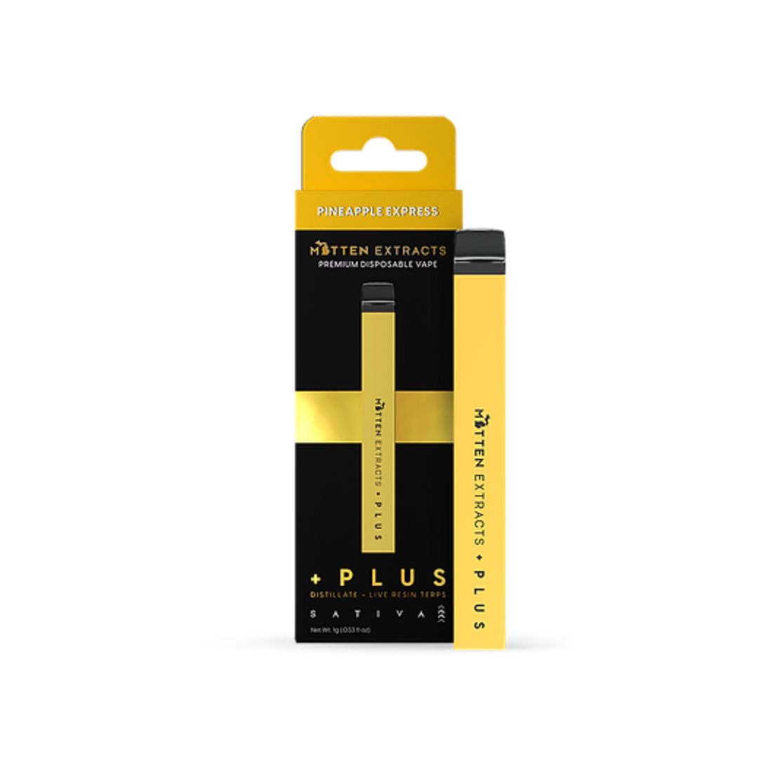 Photograph of product: Mitten Extracts | Pineapple Express Disposable Vape | 1g