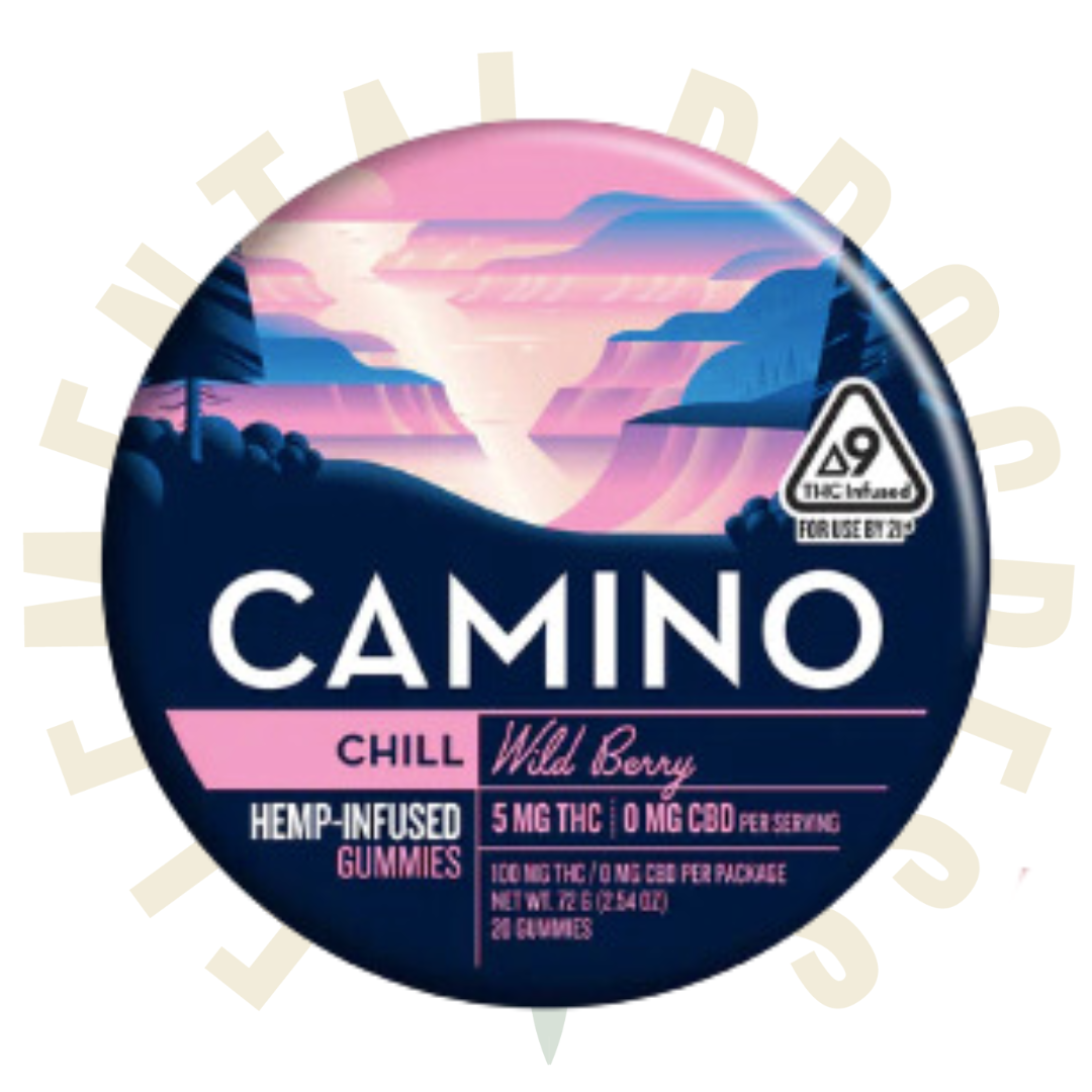 Photograph of product: Camino Gummies - 100mg Chill - Wild Berry
