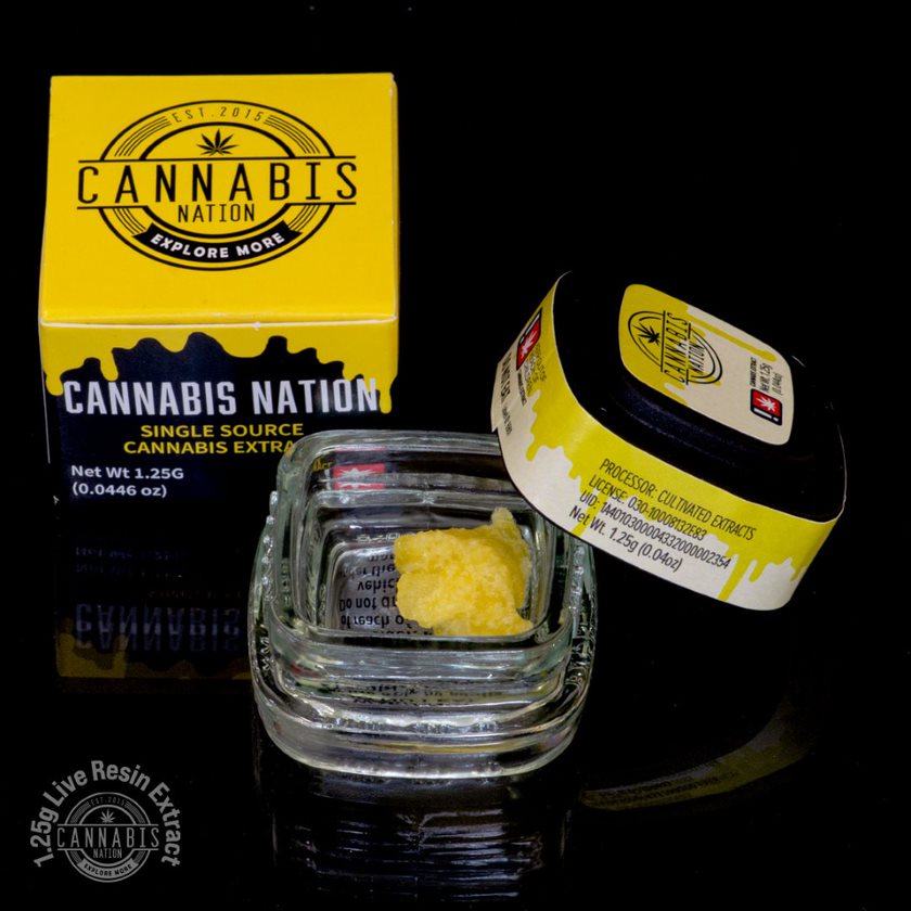 Photograph of product: Live Resin | Gold Rush | 1.25g