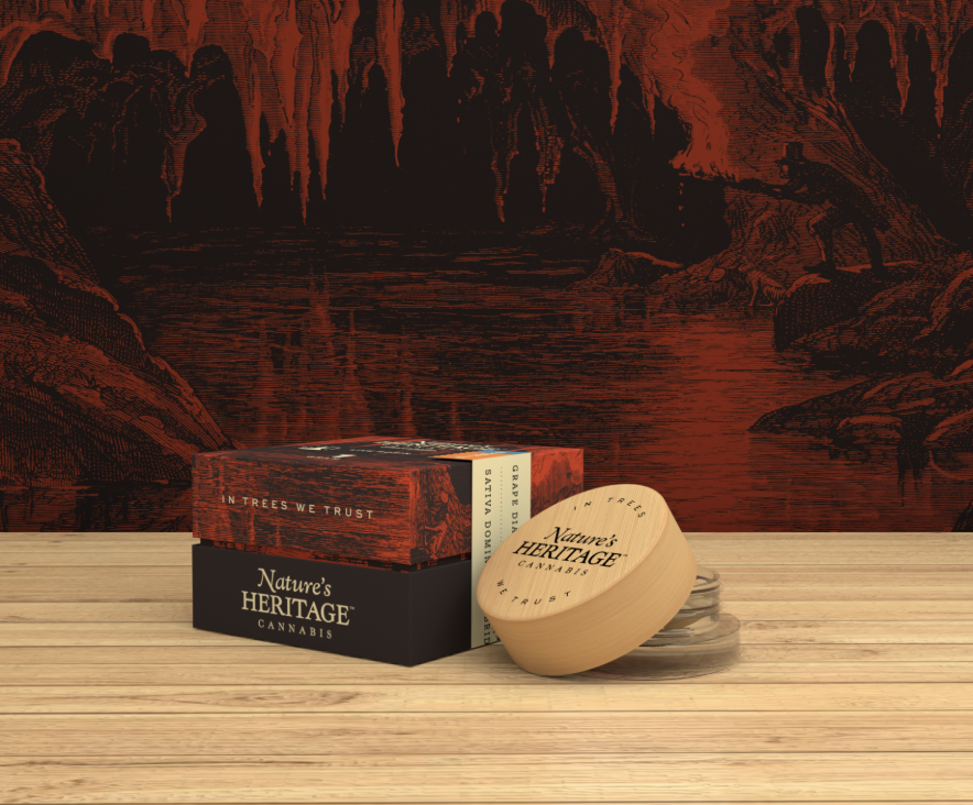 Photograph of product: NATURE'S HERITAGE SOUTH SHORE LIVE RESIN BADDER 1G
