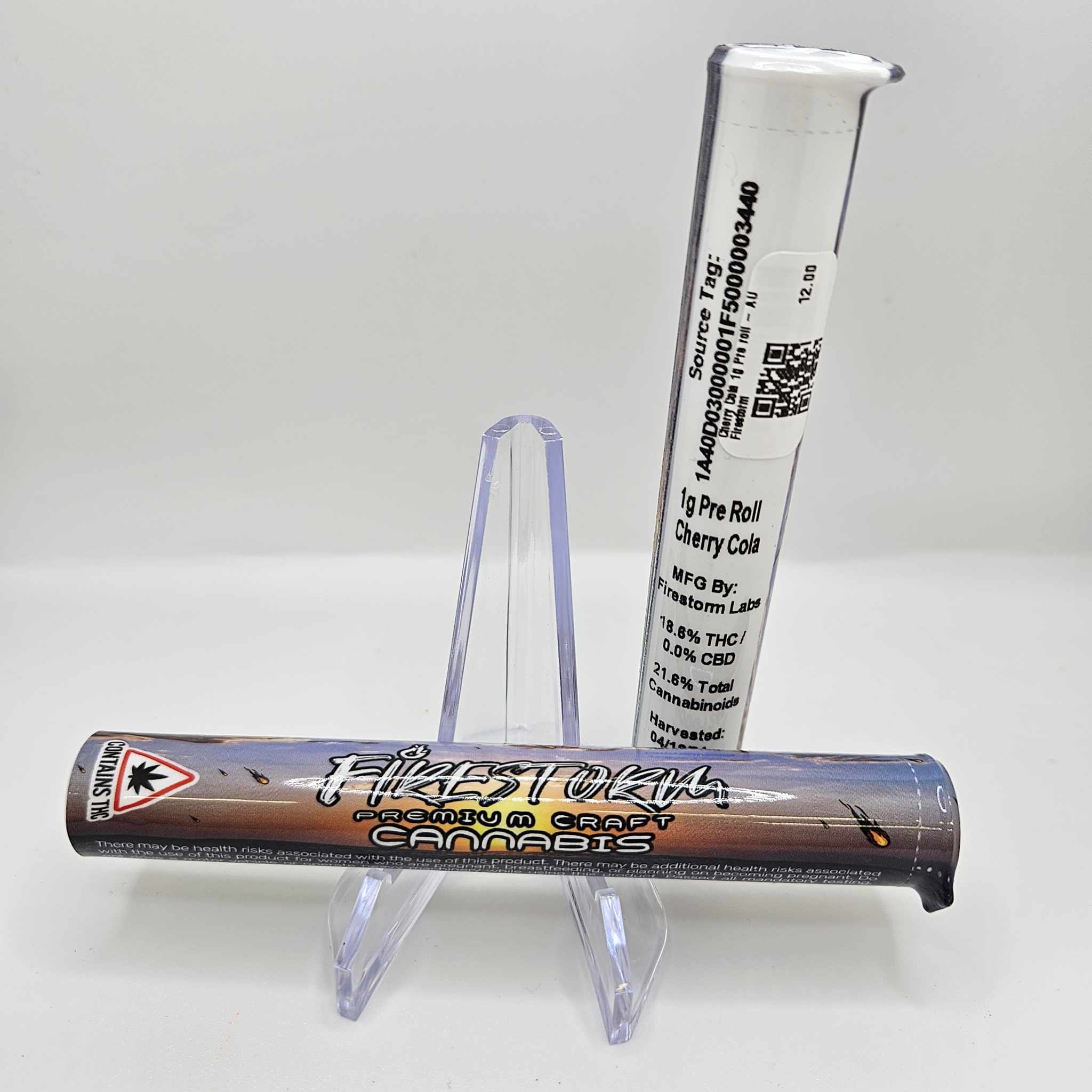 Photograph of product: LA Kush Cake Pre roll - AU Firestorm