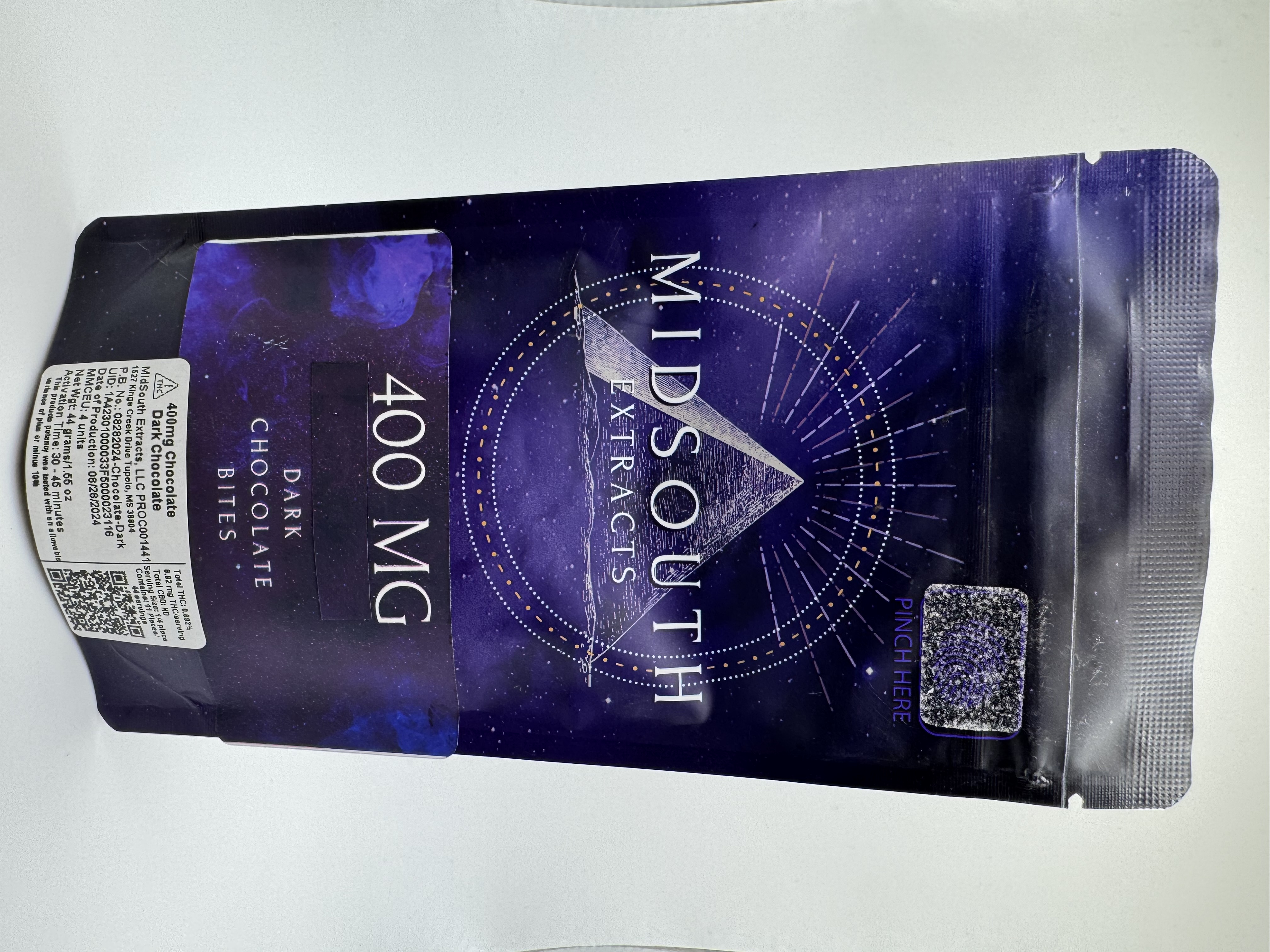 Photograph of product: Dark Chocolate  | 400mg | Edibles