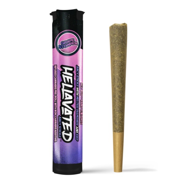 Photograph of product: Grape Stomper 0.75g Infused Pre-Roll
